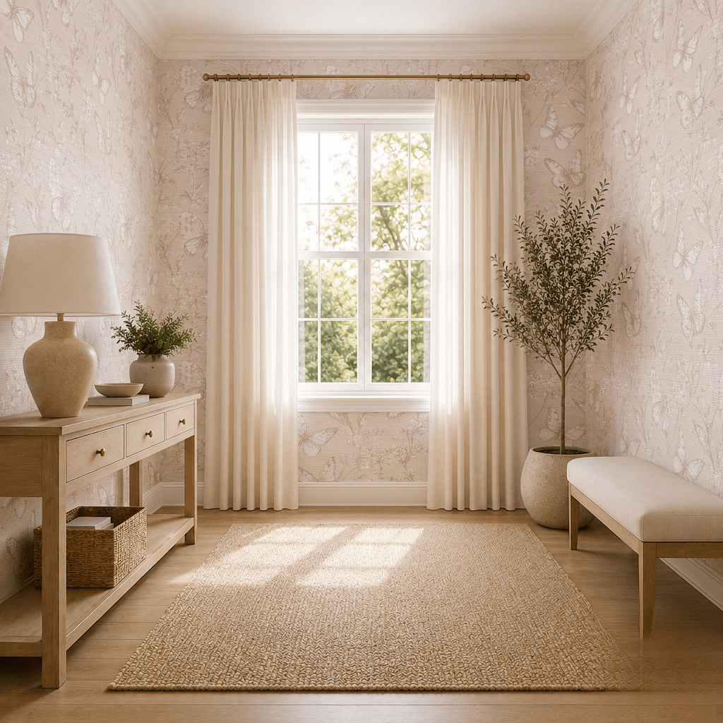 Collierville Faux Grasscloth Wallpaper - Lemon Park