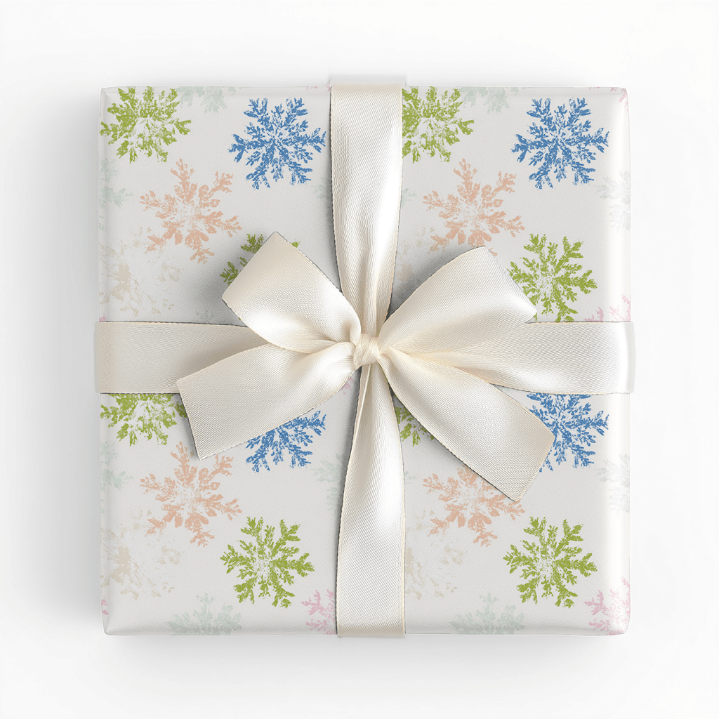 Colorful Flurries - Wrapping Paper - Lemon Park