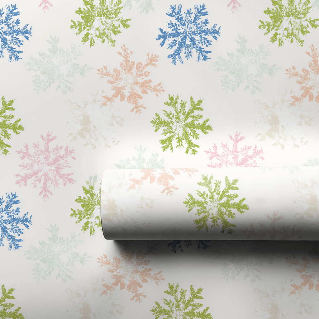 Colorful Flurries - Wrapping Paper - Lemon Park