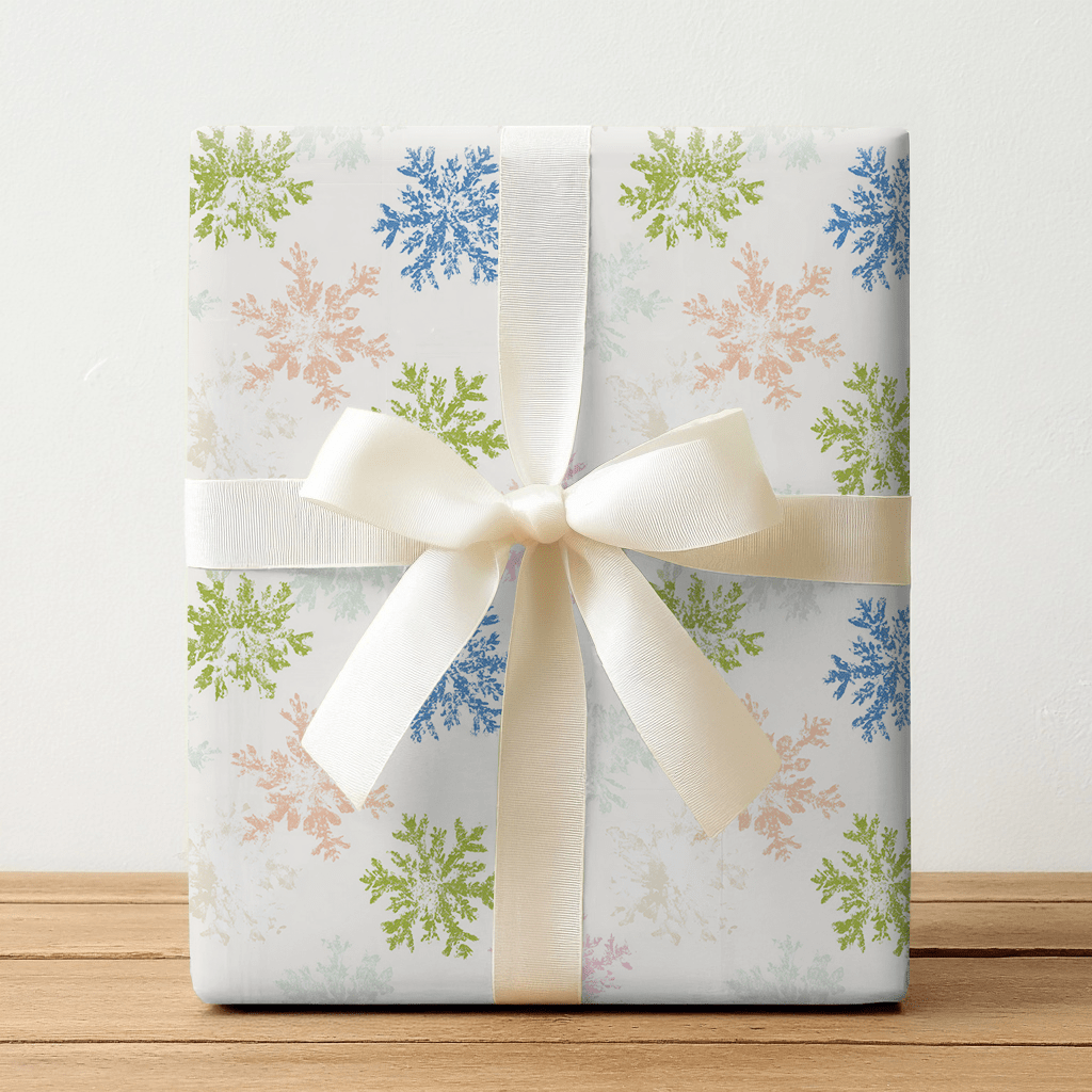 Colorful Flurries - Wrapping Paper - Lemon Park