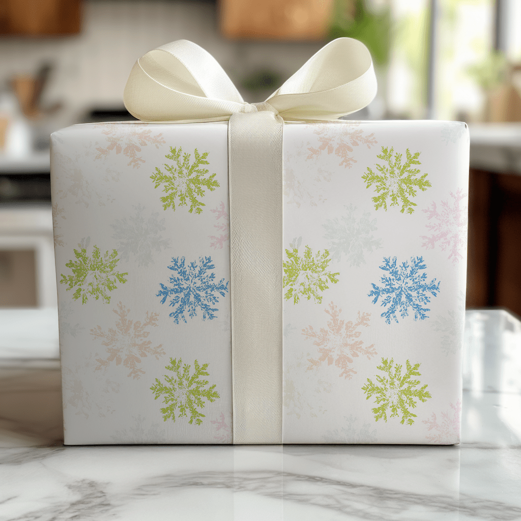 Colorful Flurries - Wrapping Paper - Lemon Park