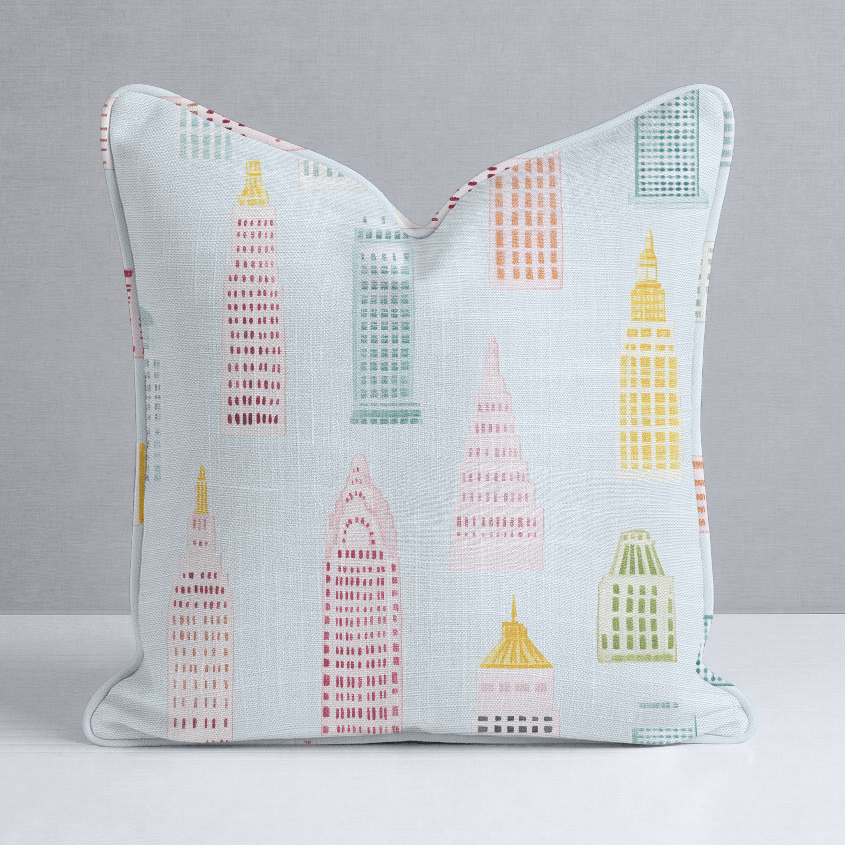 Concrete Jungle Throw Pillow - Lemon Park