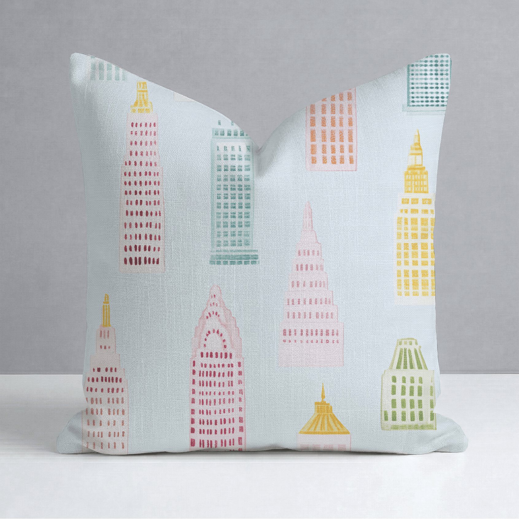 Concrete Jungle Throw Pillow - Lemon Park