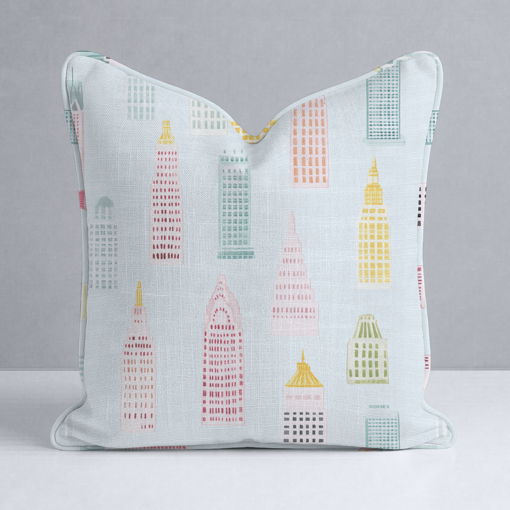 Concrete Jungle Throw Pillow - Lemon Park
