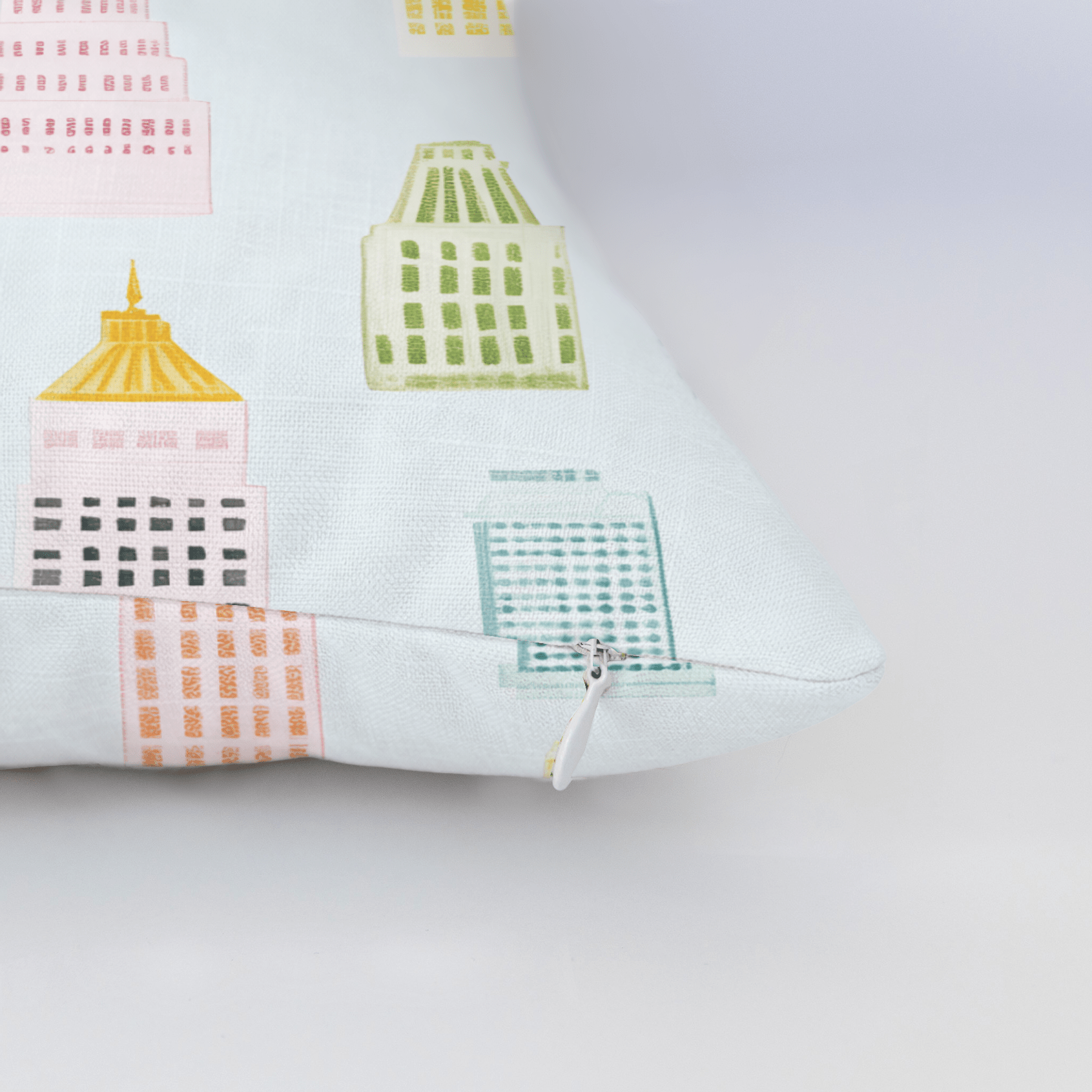 Concrete Jungle Throw Pillow - Lemon Park