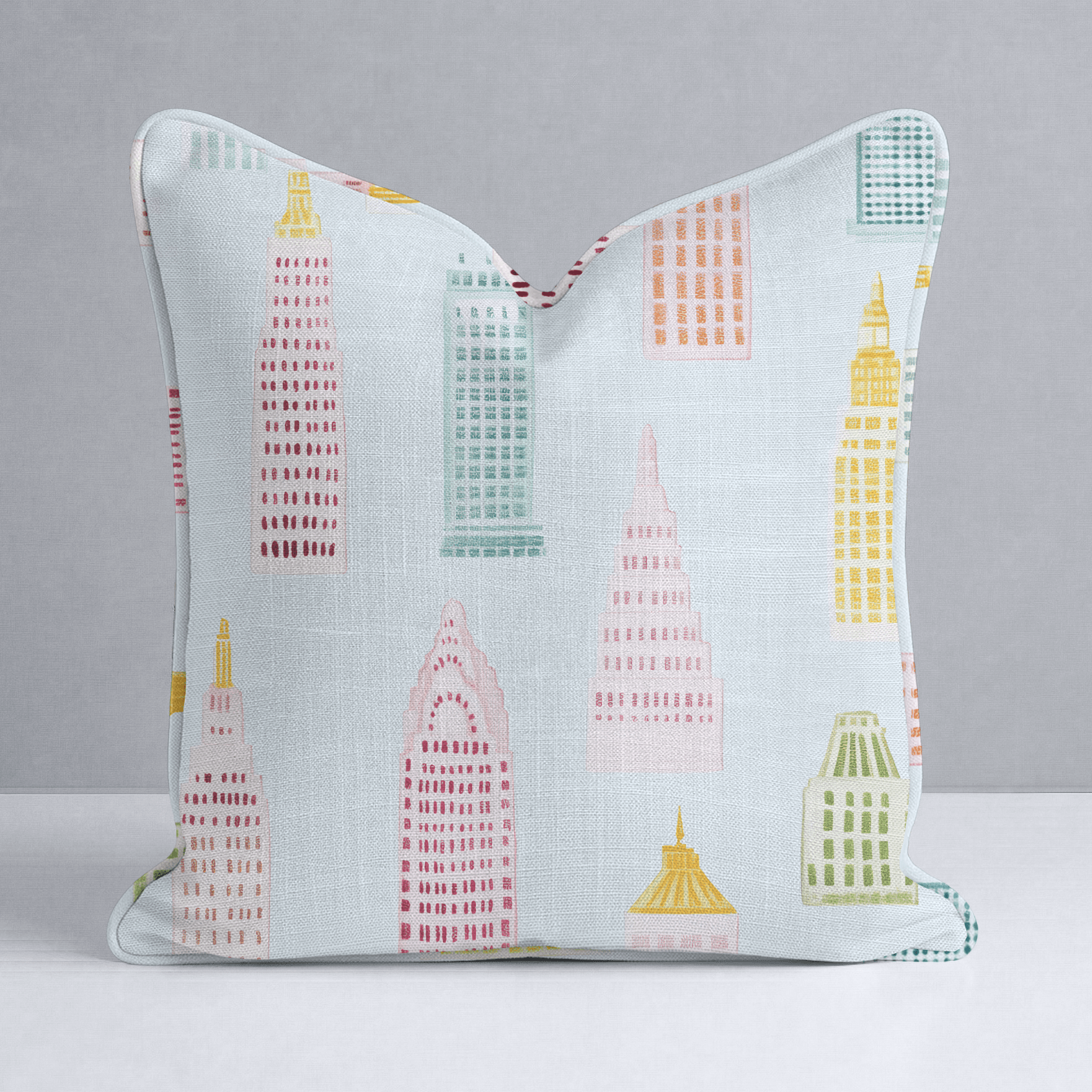 Concrete Jungle Throw Pillow - Lemon Park