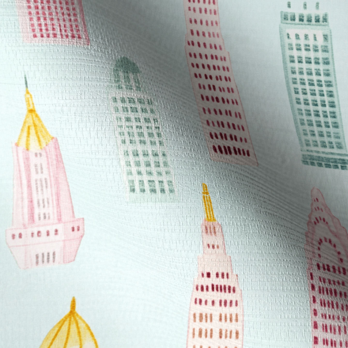 Concrete Jungle Faux Grasscloth Wallpaper