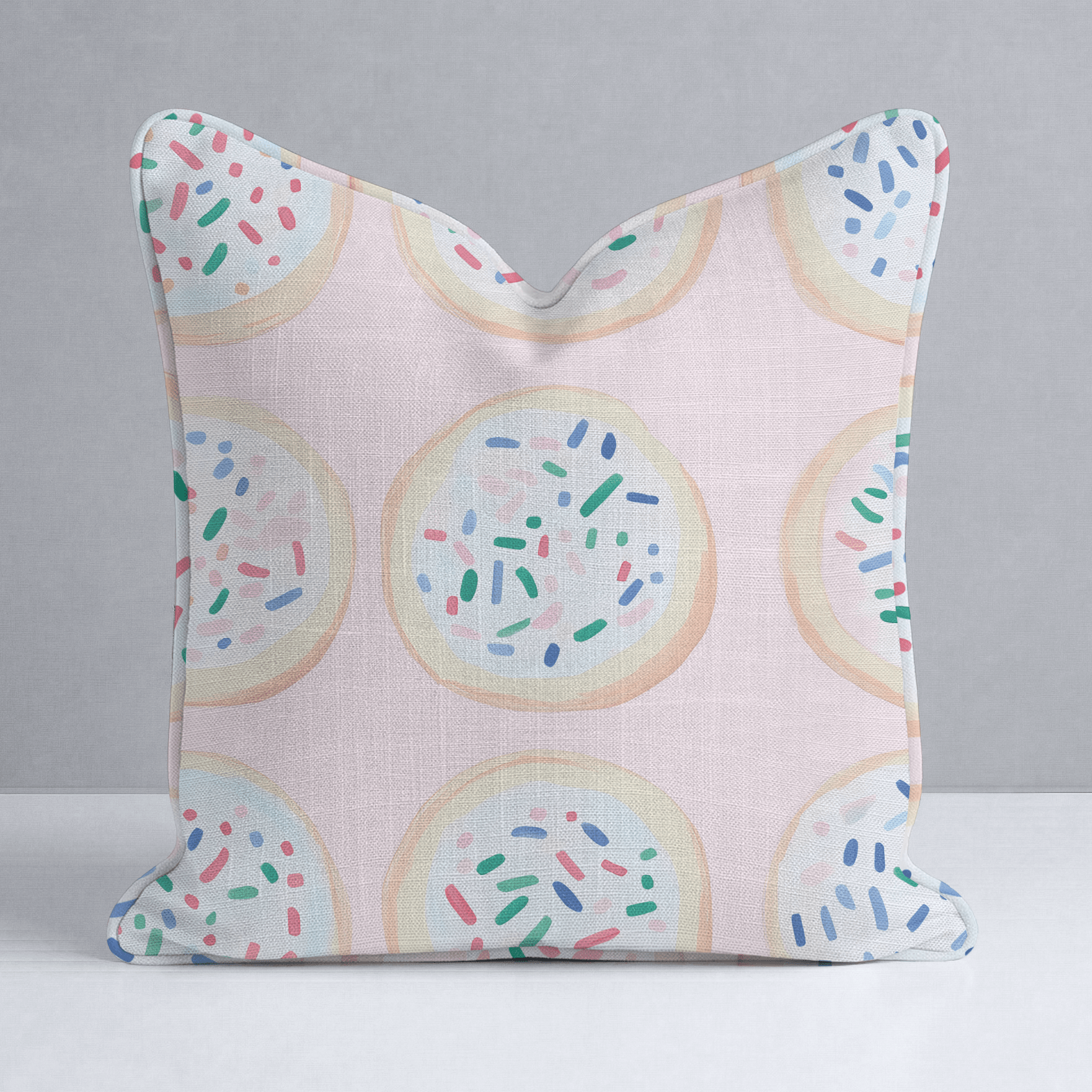 Confetti Cookies Throw Pillow - Lemon Park