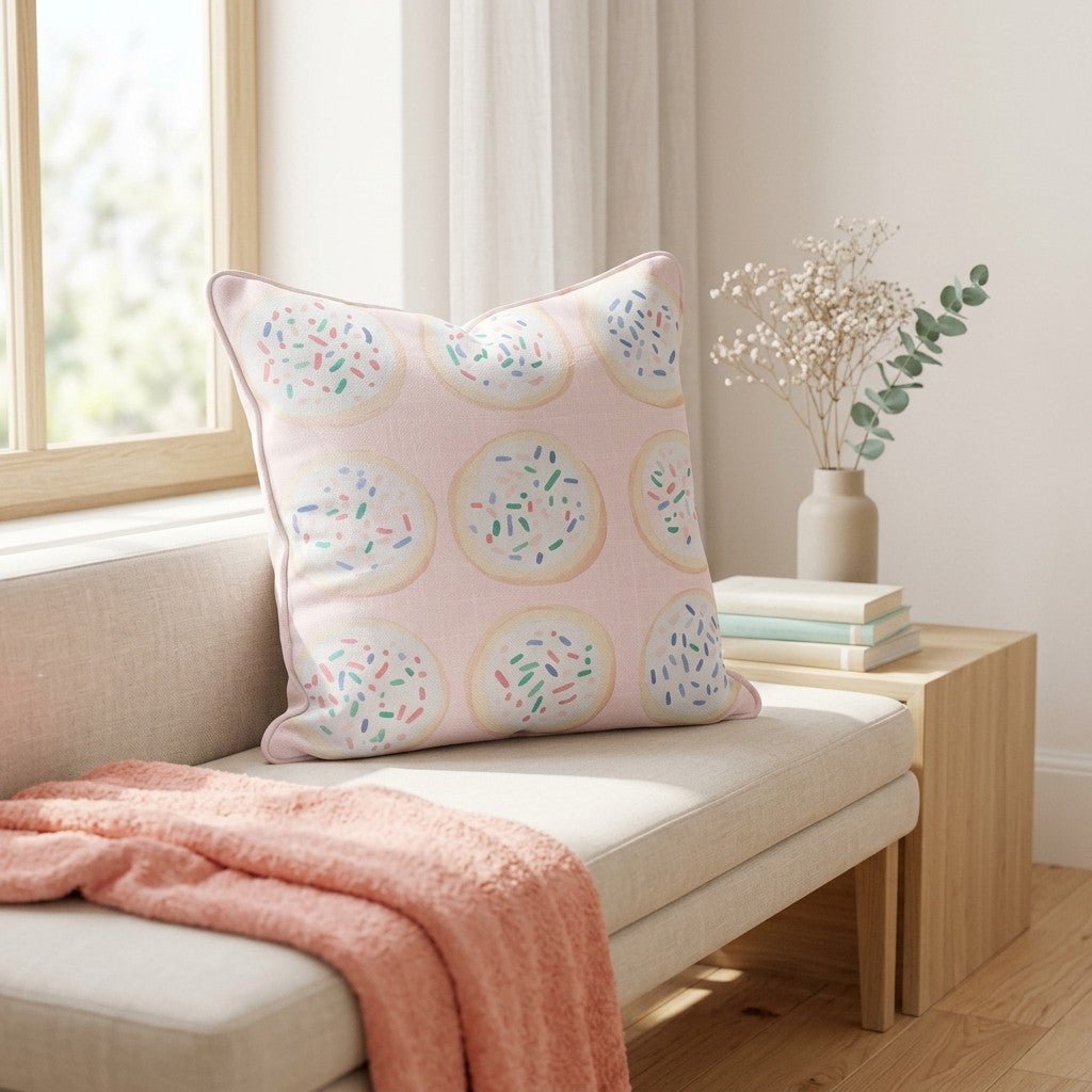 Confetti Cookies Throw Pillow - Lemon Park