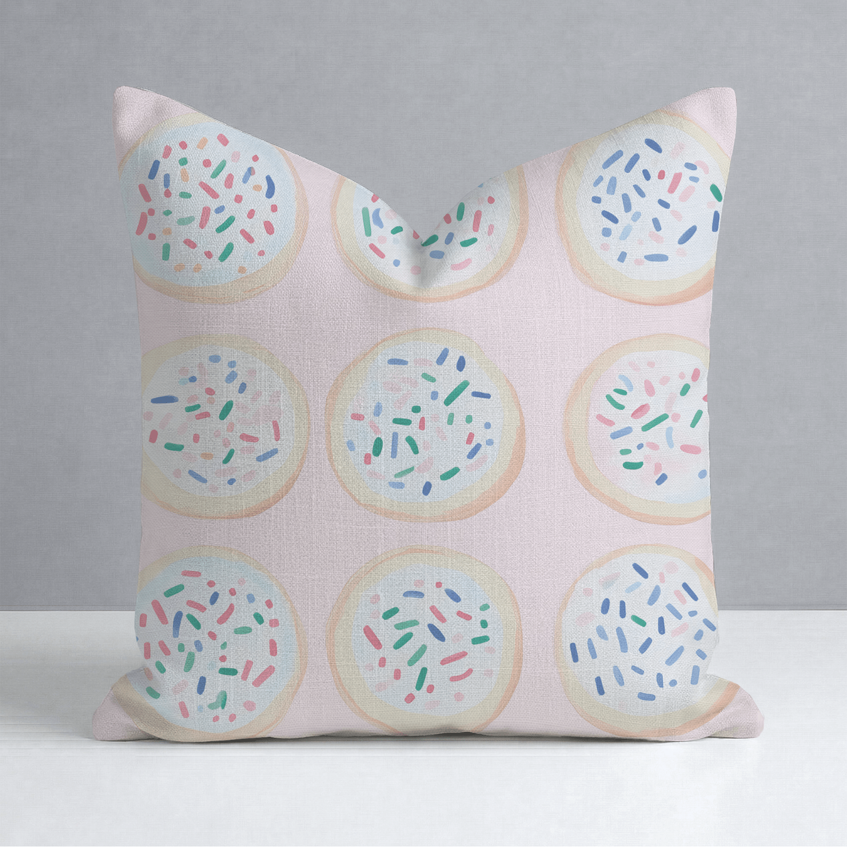 Confetti Cookies Throw Pillow - Lemon Park