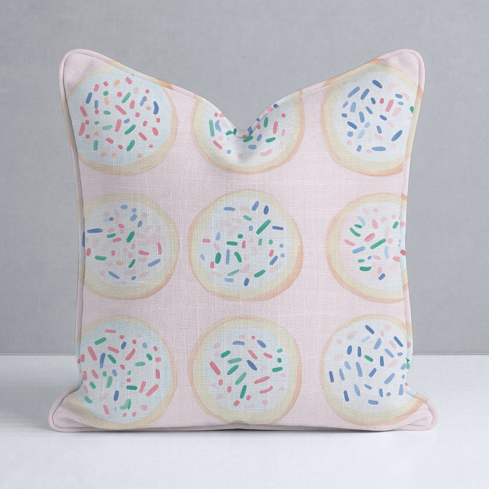 Confetti Cookies Throw Pillow - Lemon Park