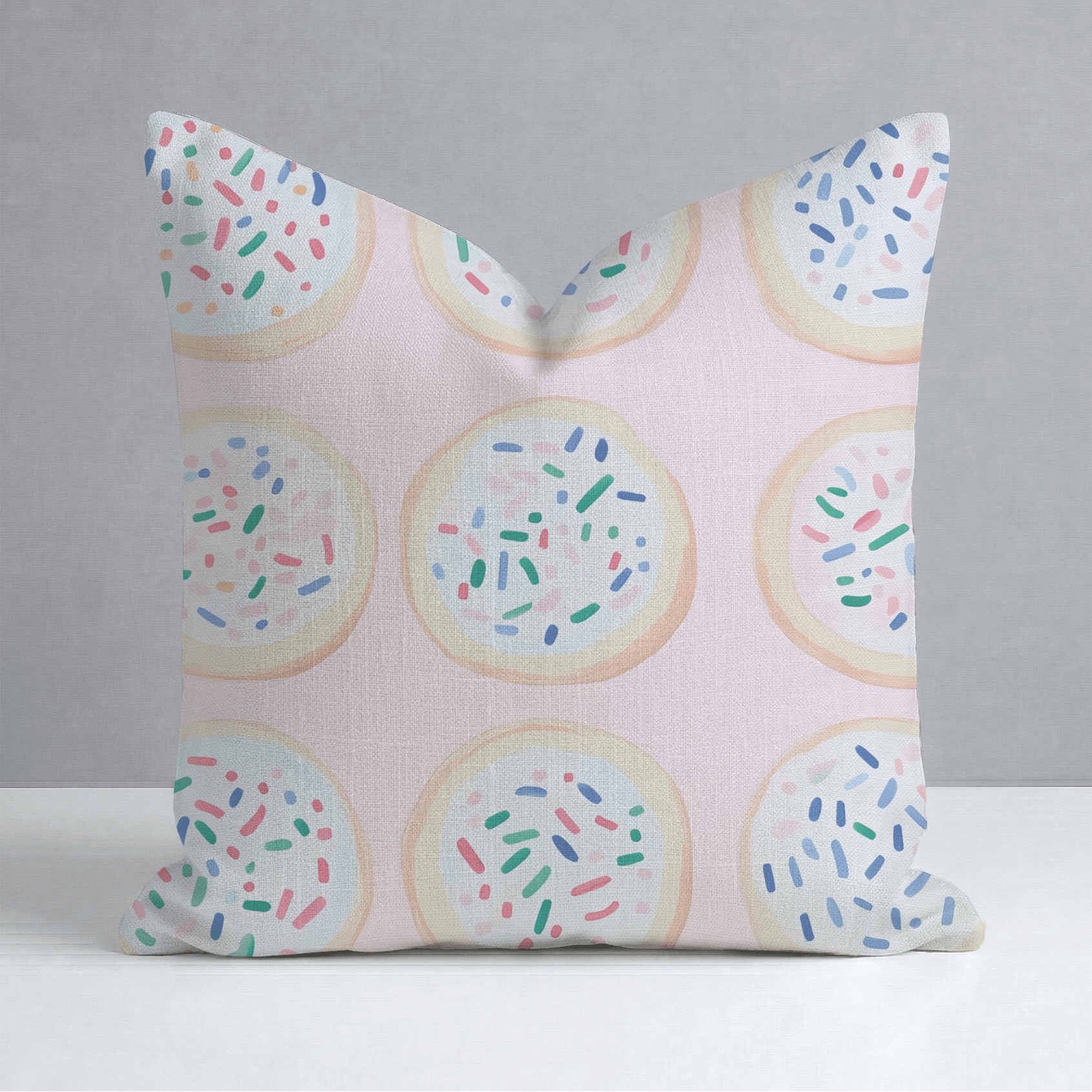 Confetti Cookies Throw Pillow - Lemon Park