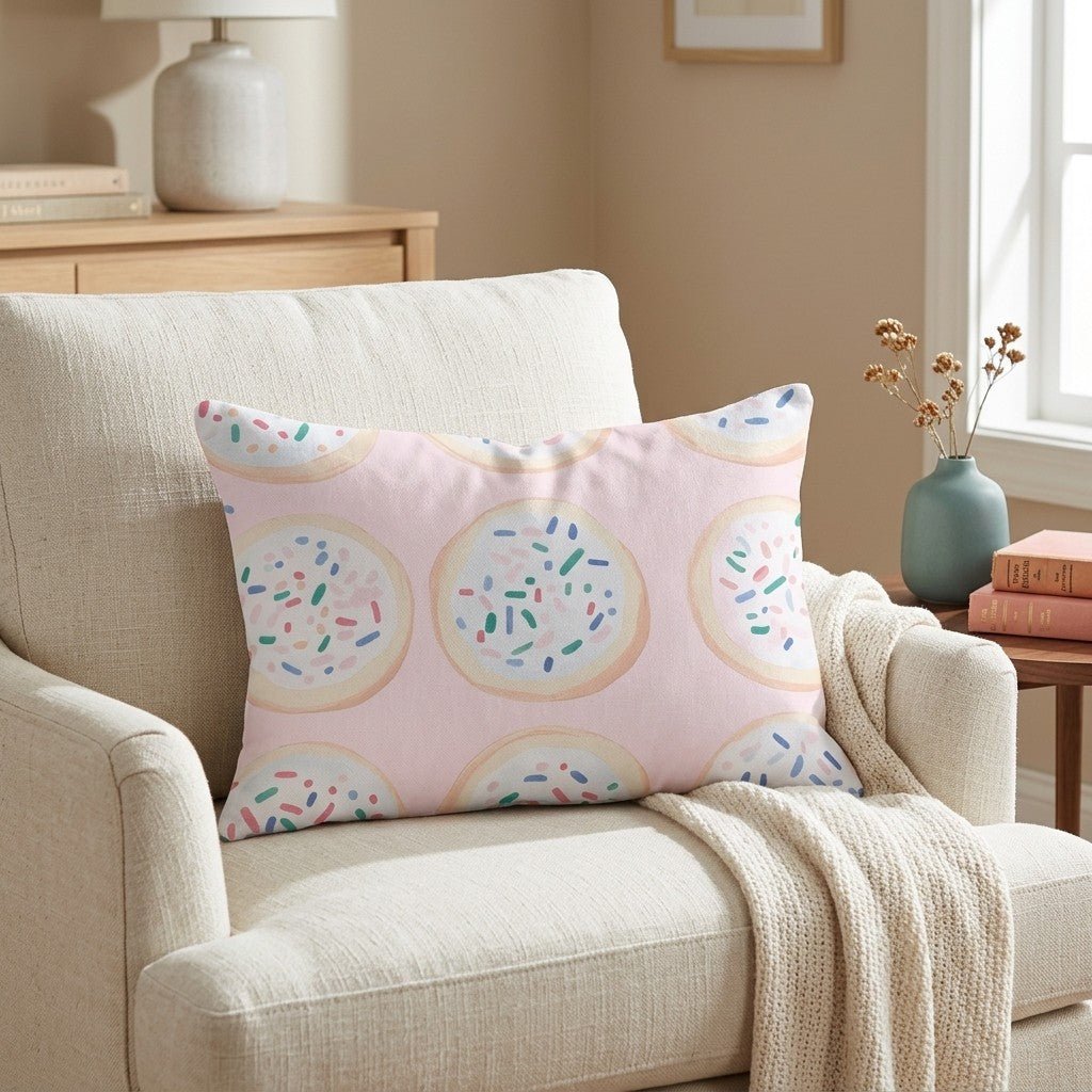 Confetti Cookies Throw Pillow - Lemon Park