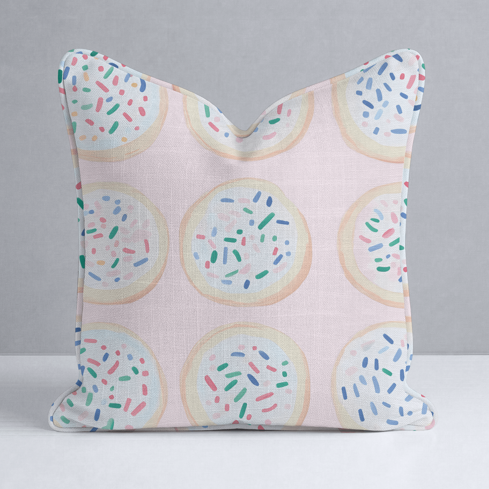 Confetti Cookies Throw Pillow - Lemon Park