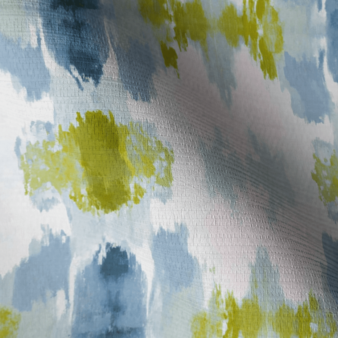 Cool Tides Faux Grasscloth Wallpaper - Lemon Park