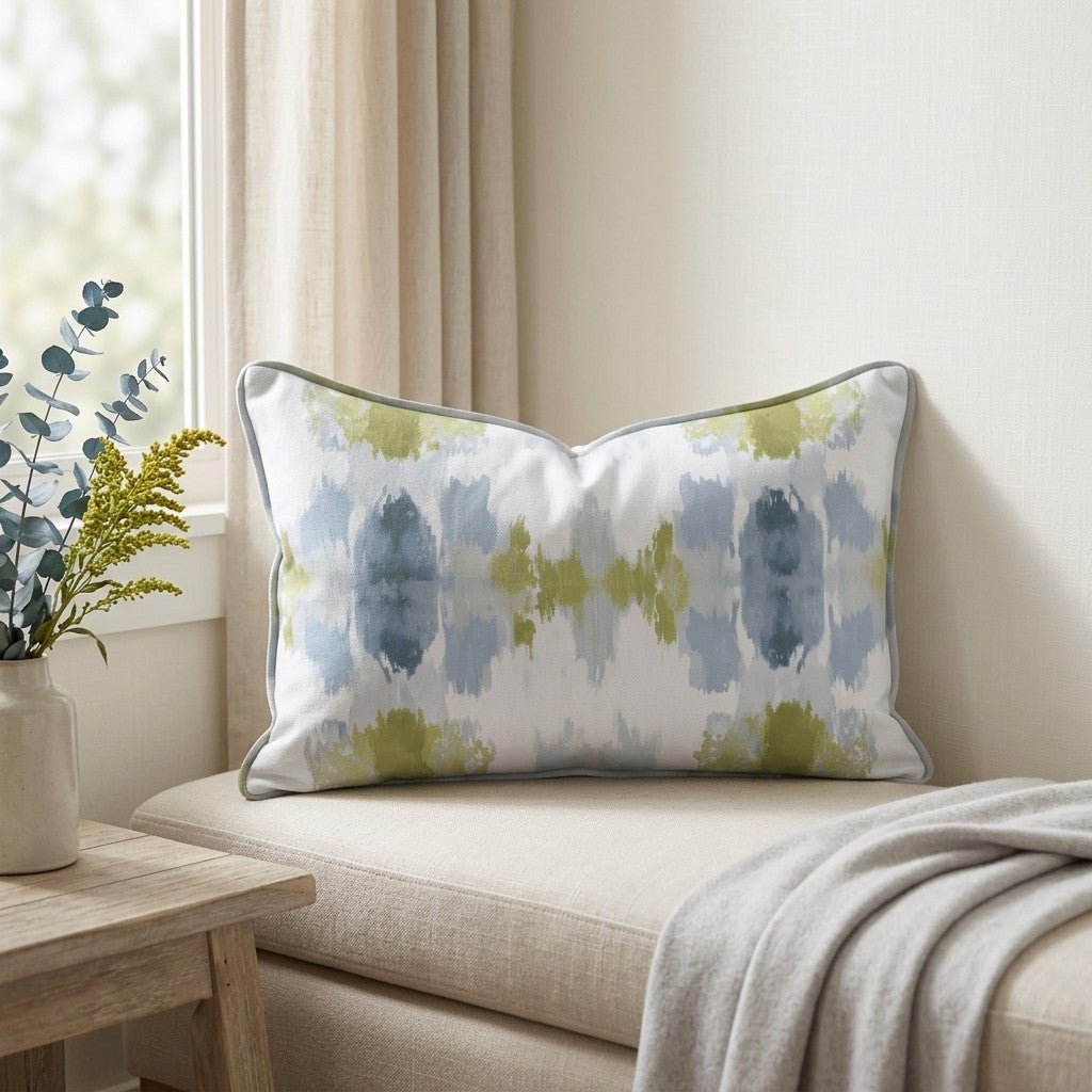 Cool Tides Throw Pillow - Lemon Park