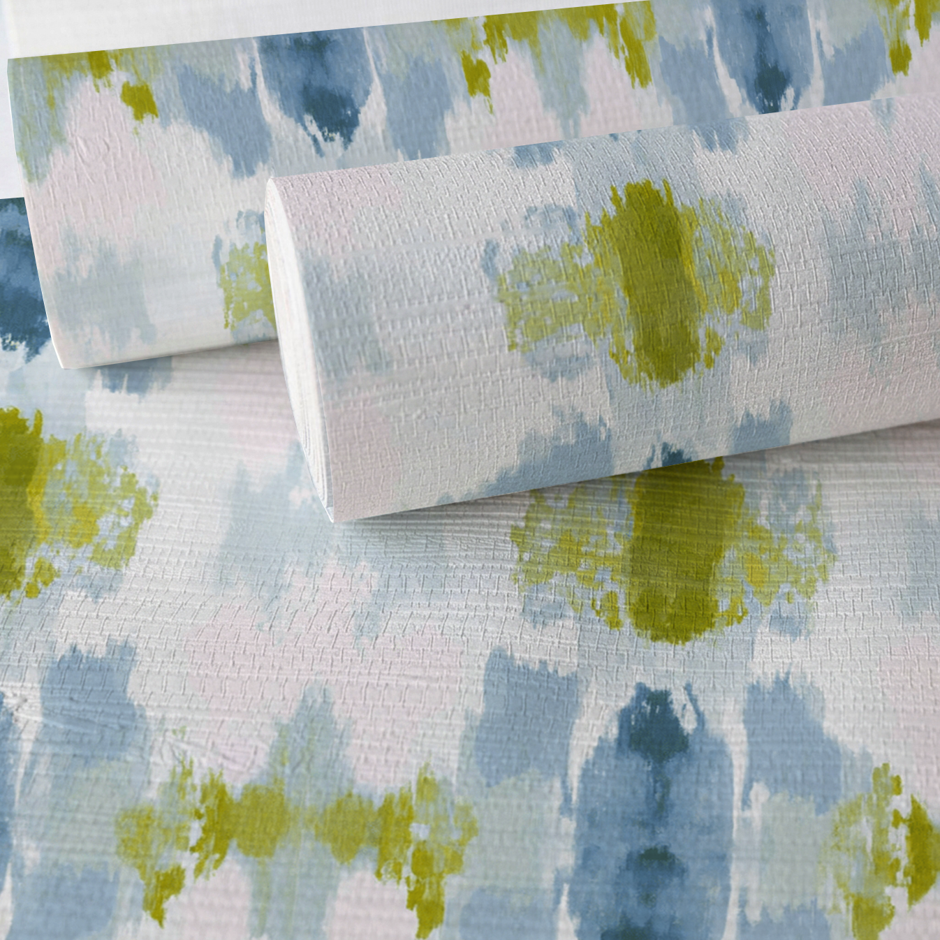 Cool Tides Faux Grasscloth Wallpaper
