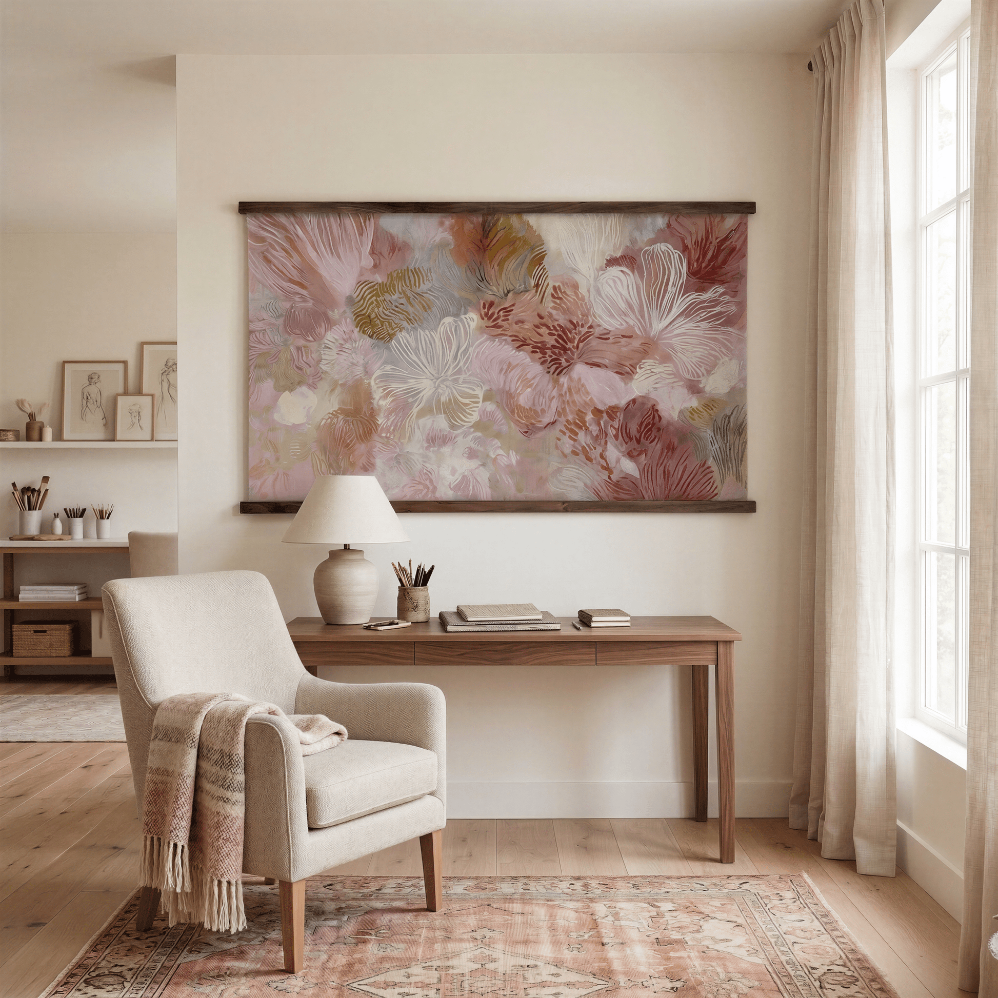 Coral Botanicals - Tapestry - Lemon Park