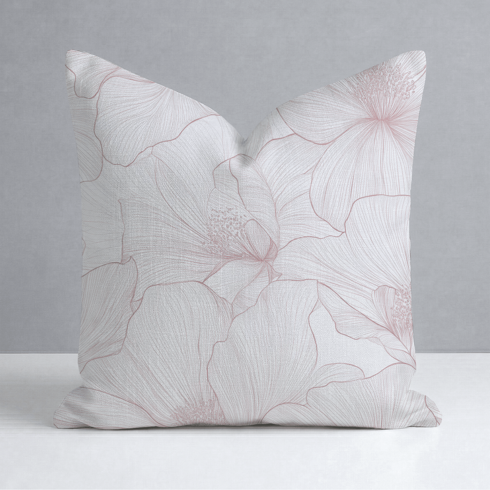 Coral Cabana Throw Pillow - Lemon Park