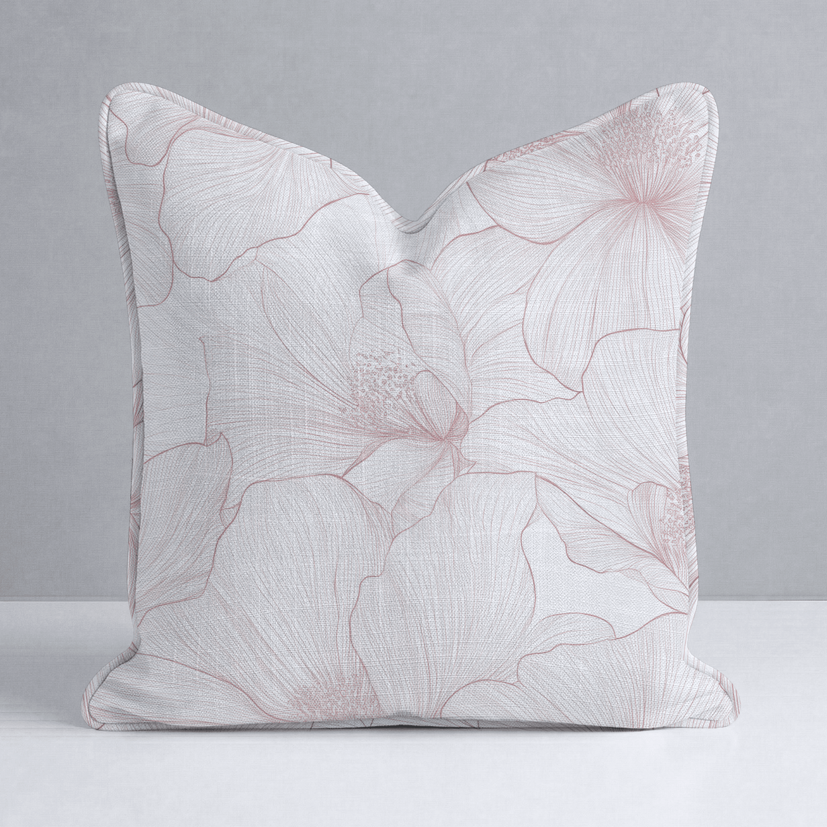 Coral Cabana Throw Pillow - Lemon Park