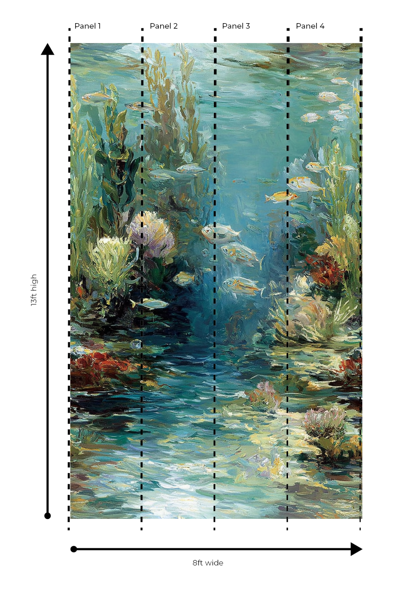 Coral Reef - Wall Mural - Lemon Park