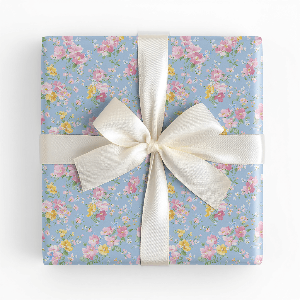 Cornflower Bloom - Wrapping Paper - Lemon Park