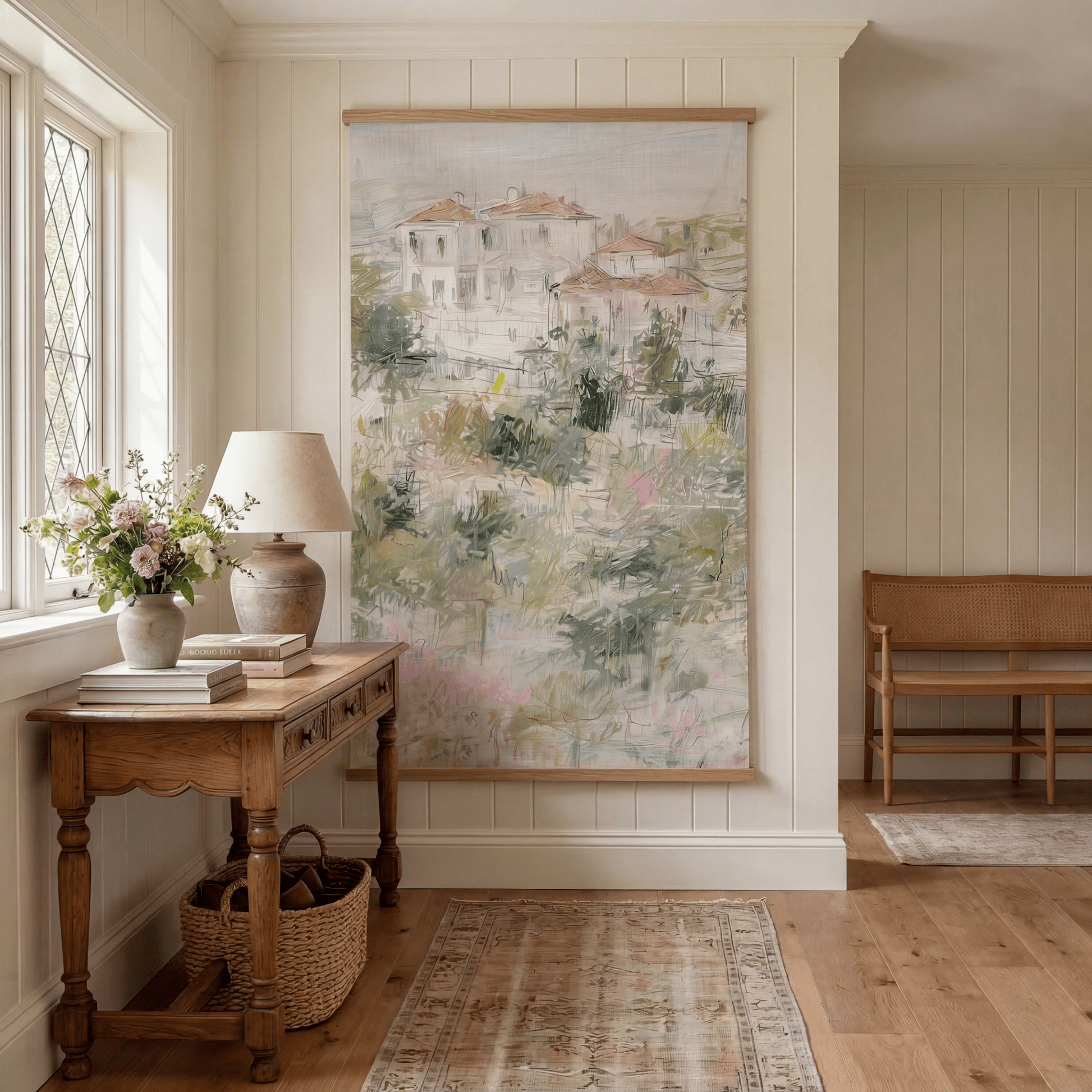 Cottages in the Countryside - Tapestry - Lemon Park