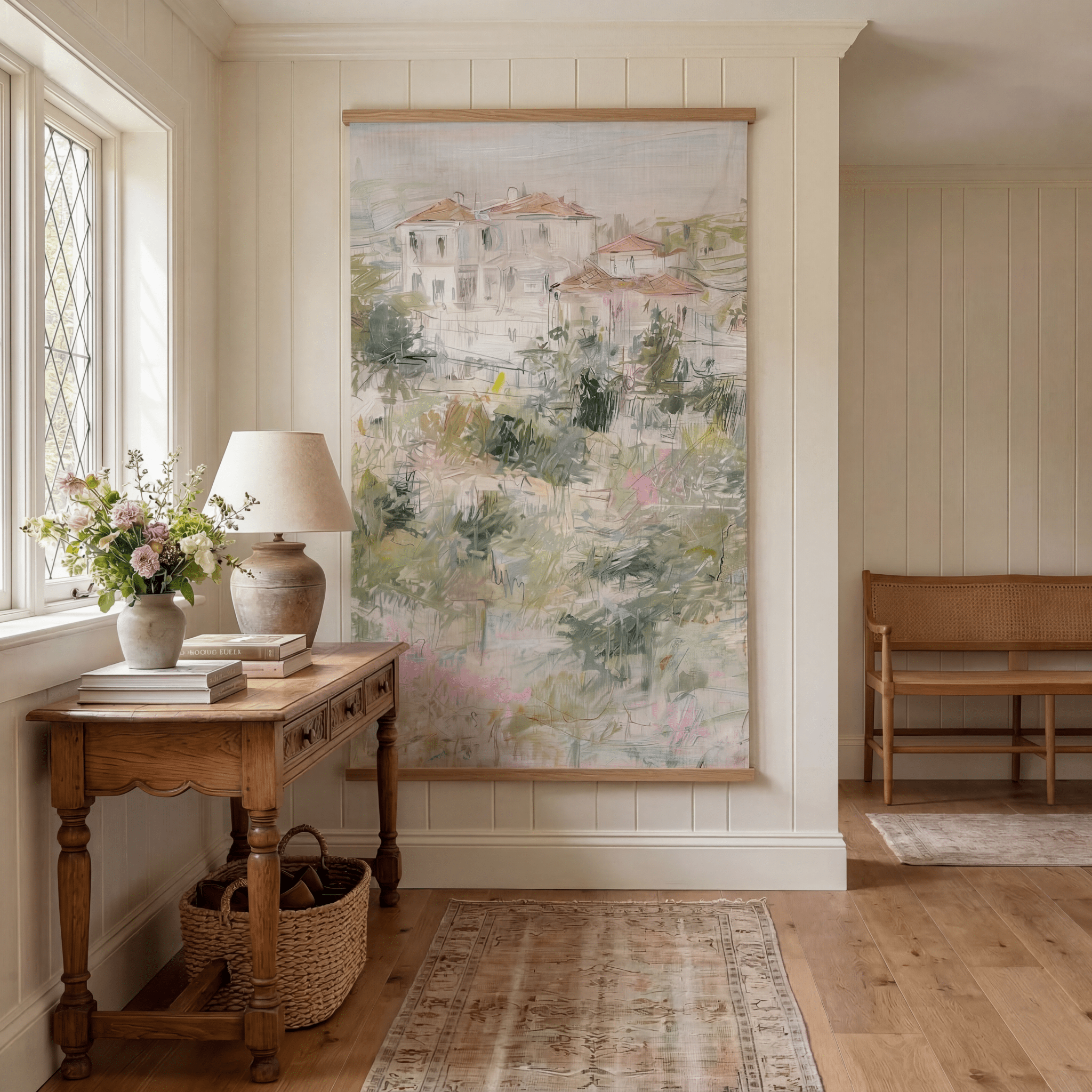 Cottages in the Countryside - Tapestry - Lemon Park