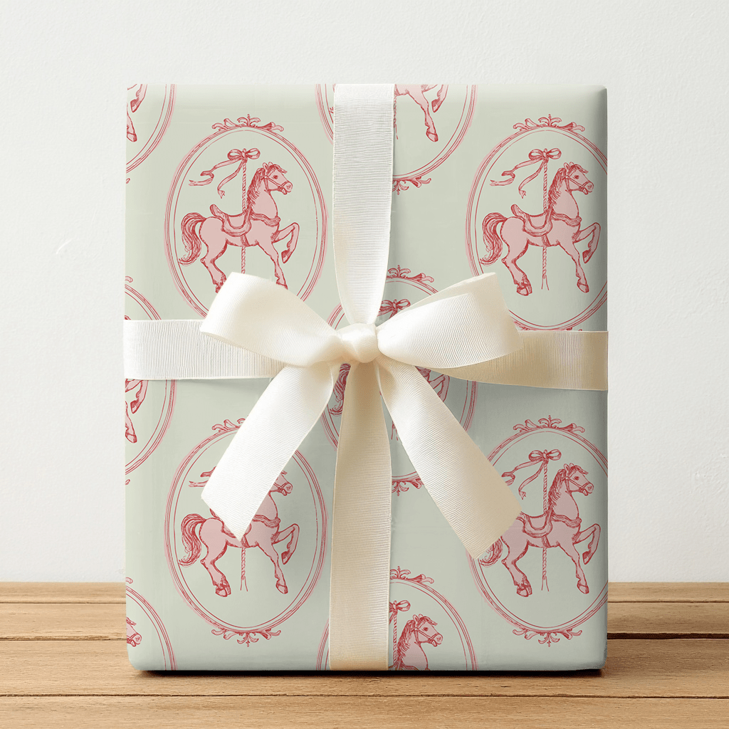 Cotton Candy Carousel - Wrapping Paper - Lemon Park