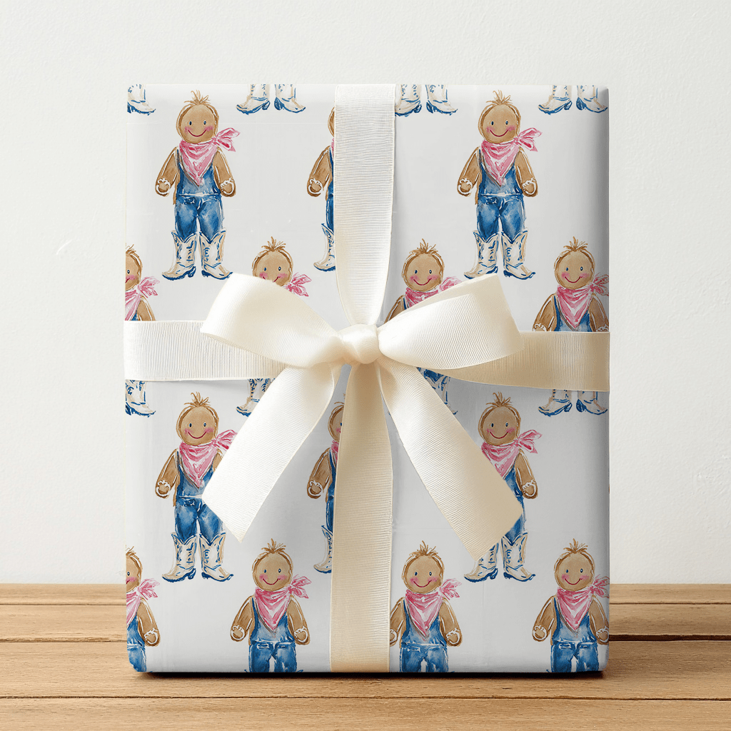 Country Gingerbread Christmas - Wrapping Paper - Lemon Park