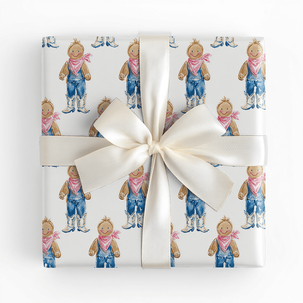 Country Gingerbread Christmas - Wrapping Paper - Lemon Park