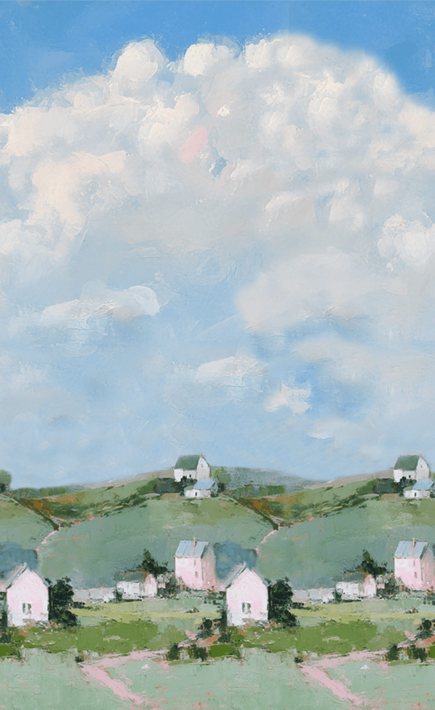 Countryside - Wall Mural - Lemon Park