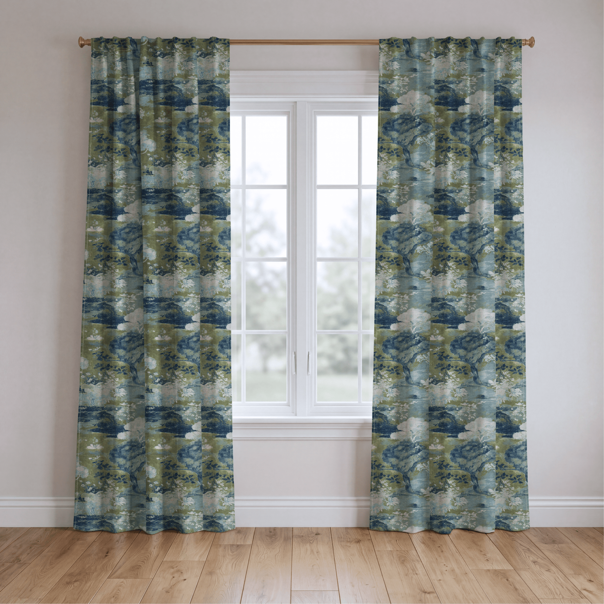 Courtland Chinoiserie - Drapery - Lemon Park