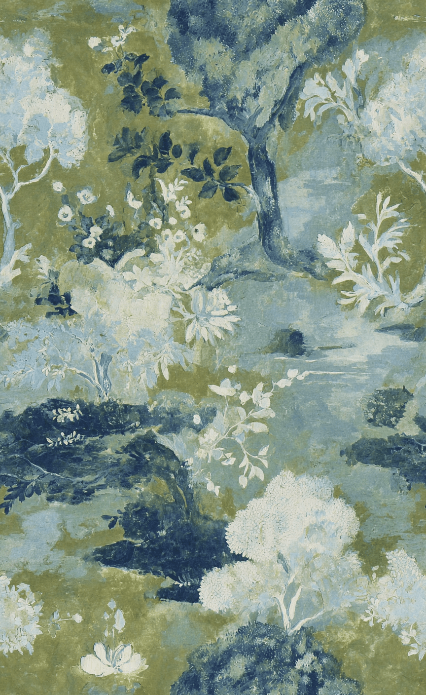 Courtland Chinoiserie - Wall Mural - Lemon Park