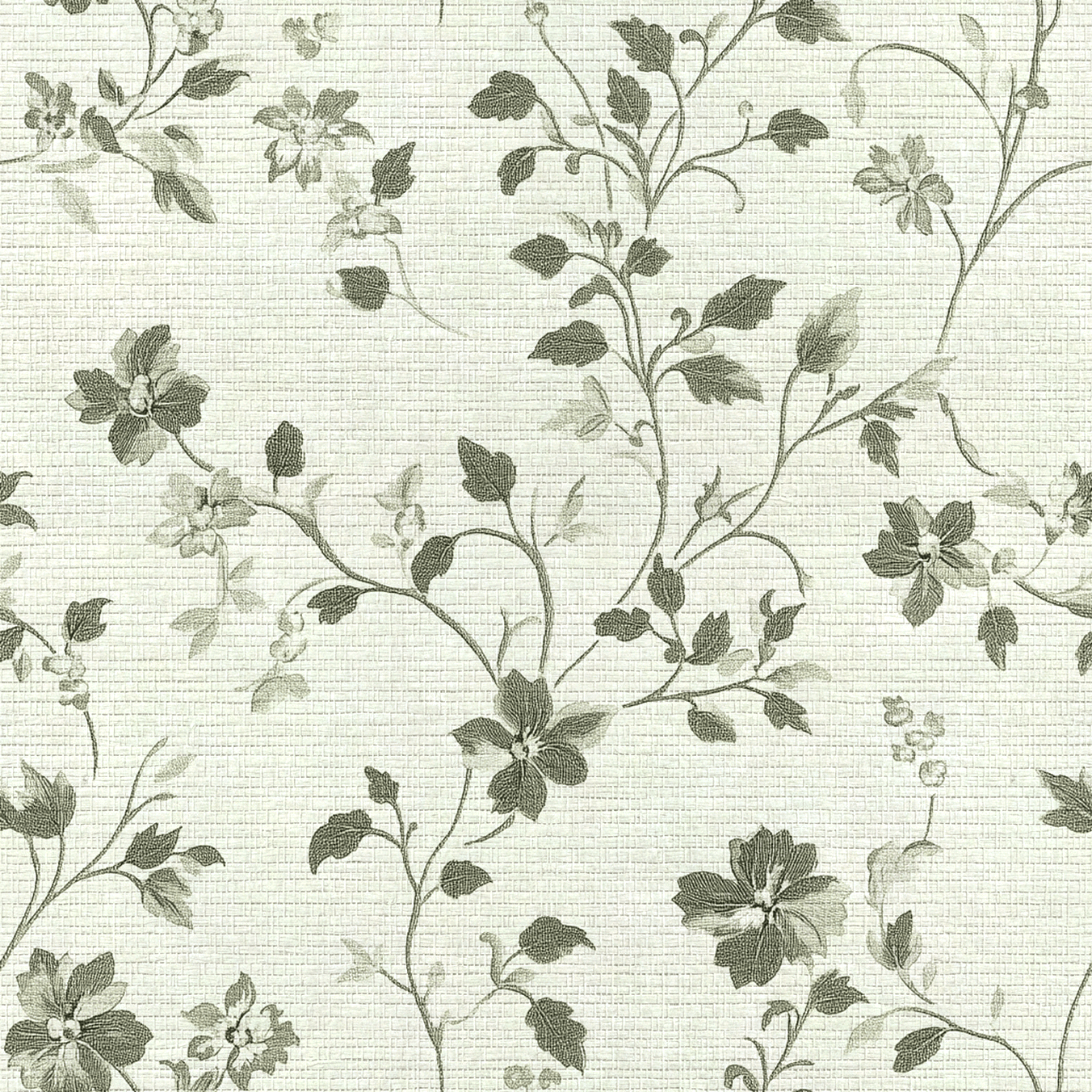 Covered in Ivy Faux Grasscloth Wallpaper - Lemon Park