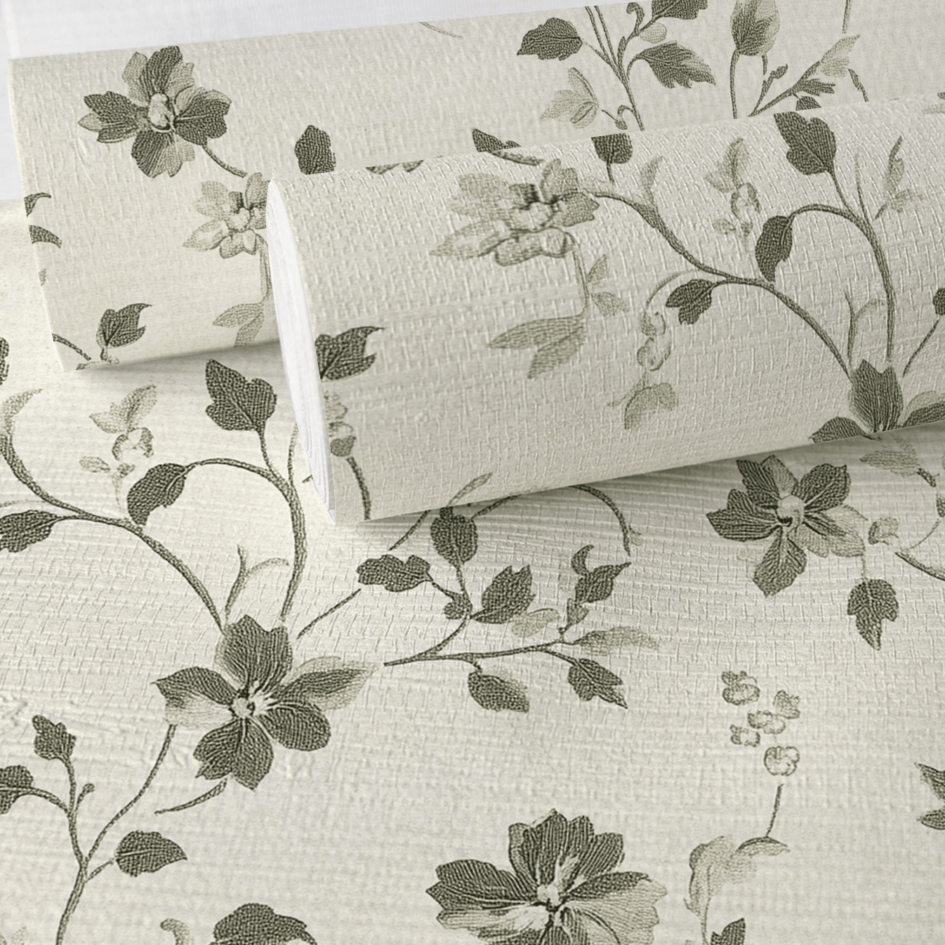 Covered in Ivy Faux Grasscloth Wallpaper - Lemon Park