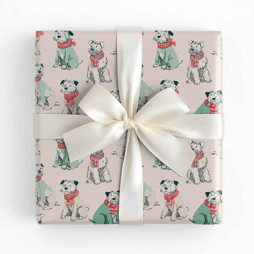 Cozy Pup - Wrapping Paper - Lemon Park