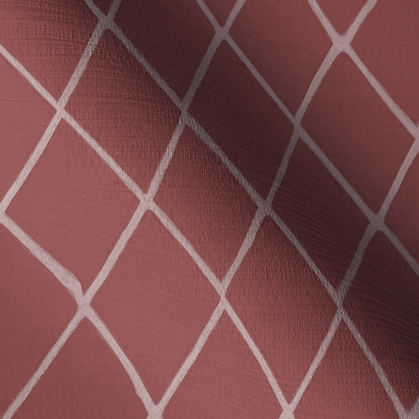 Cranberry Crisscross Faux Grasscloth Wallpaper - Lemon Park