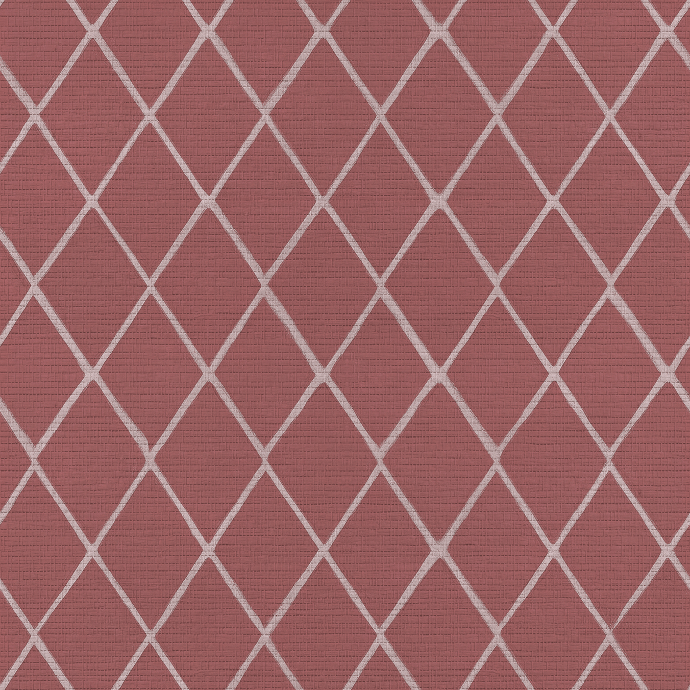 Cranberry Crisscross Faux Grasscloth Wallpaper - Lemon Park