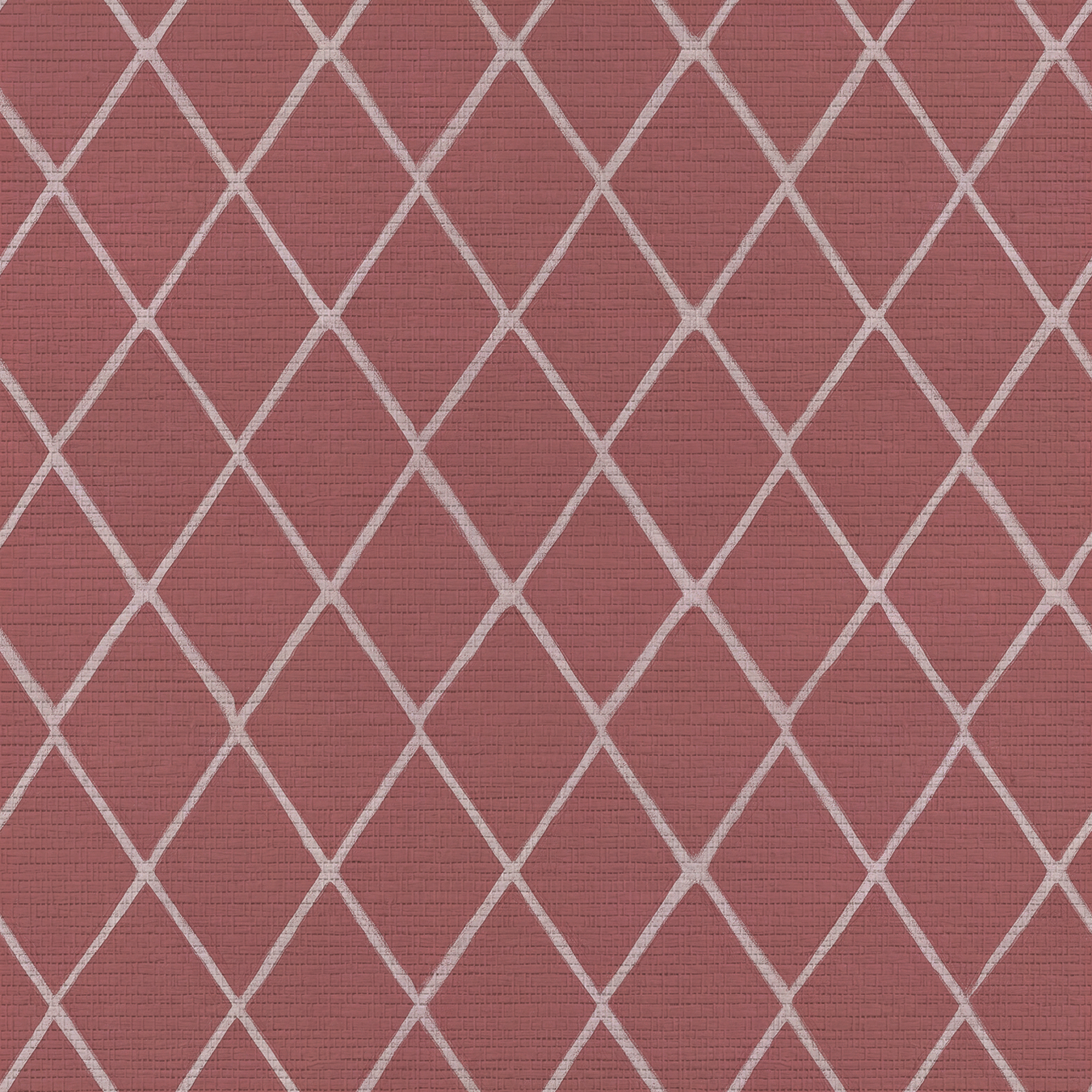 Cranberry Crisscross Faux Grasscloth Wallpaper