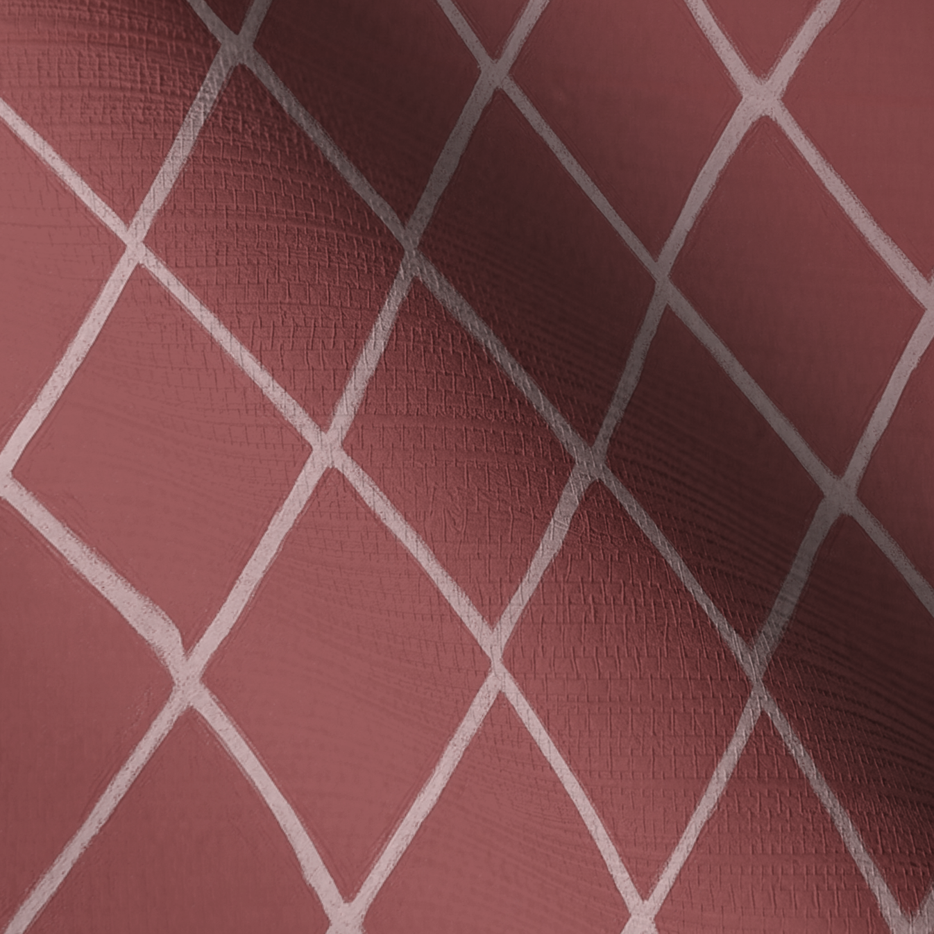 Cranberry Crisscross Faux Grasscloth Wallpaper