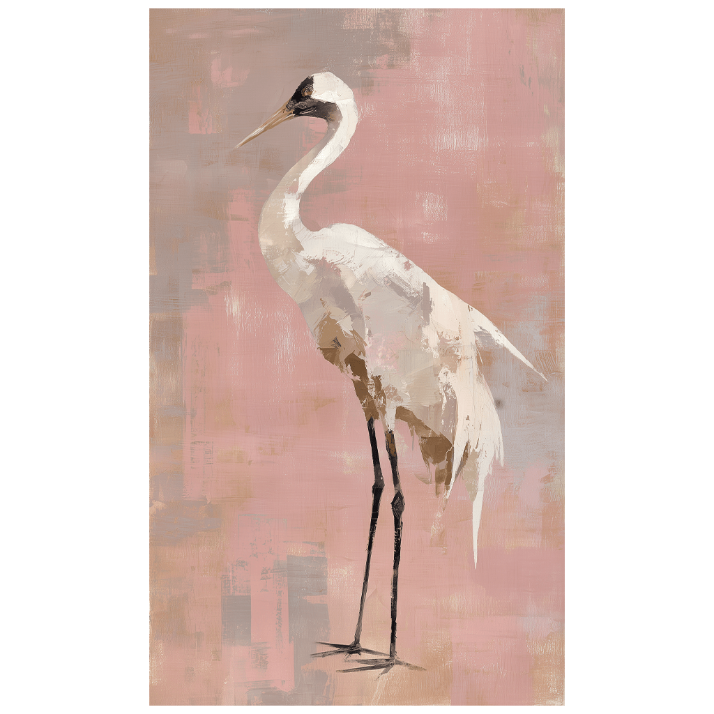Crane Portrait - Tapestry - Lemon Park