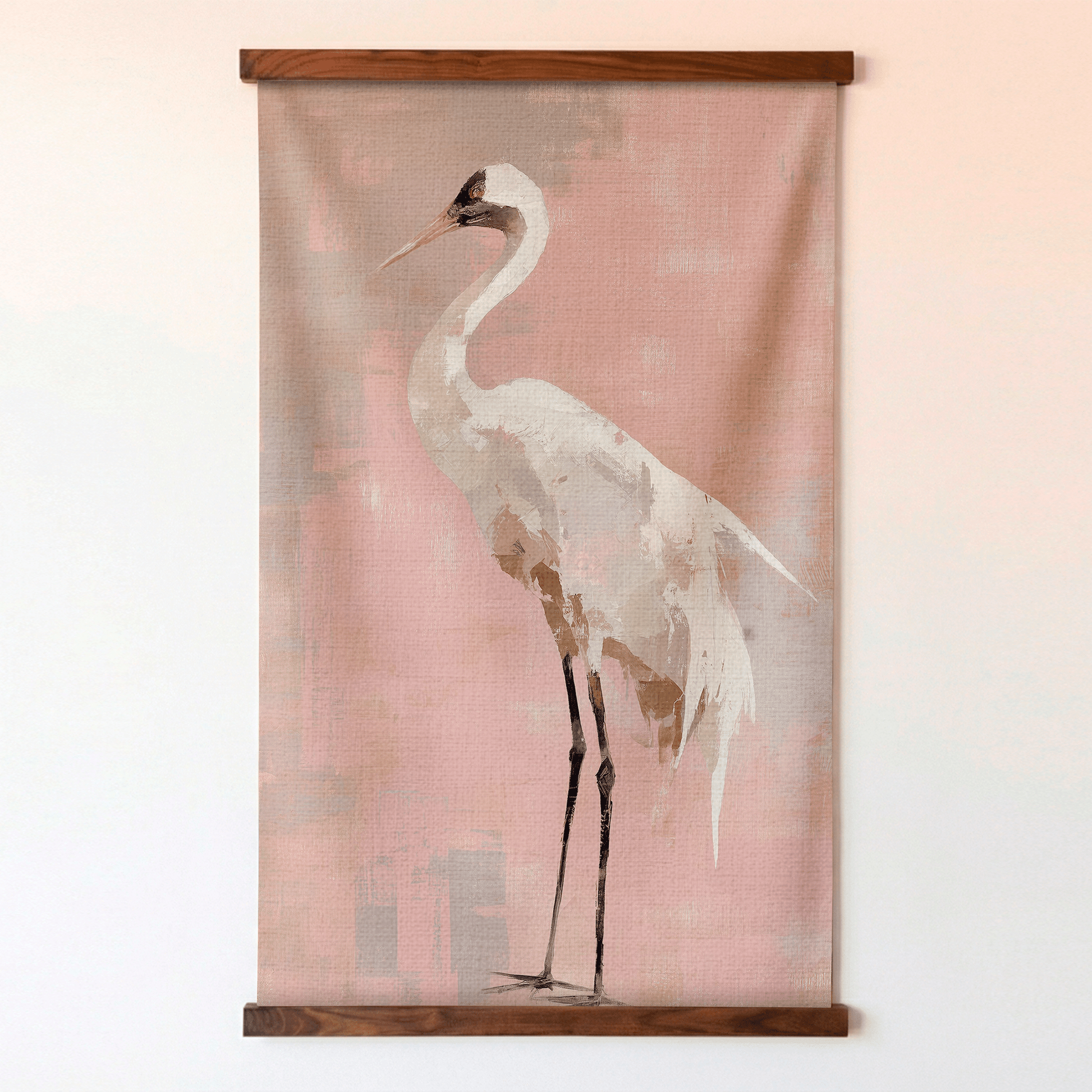 Crane Portrait - Tapestry - Lemon Park