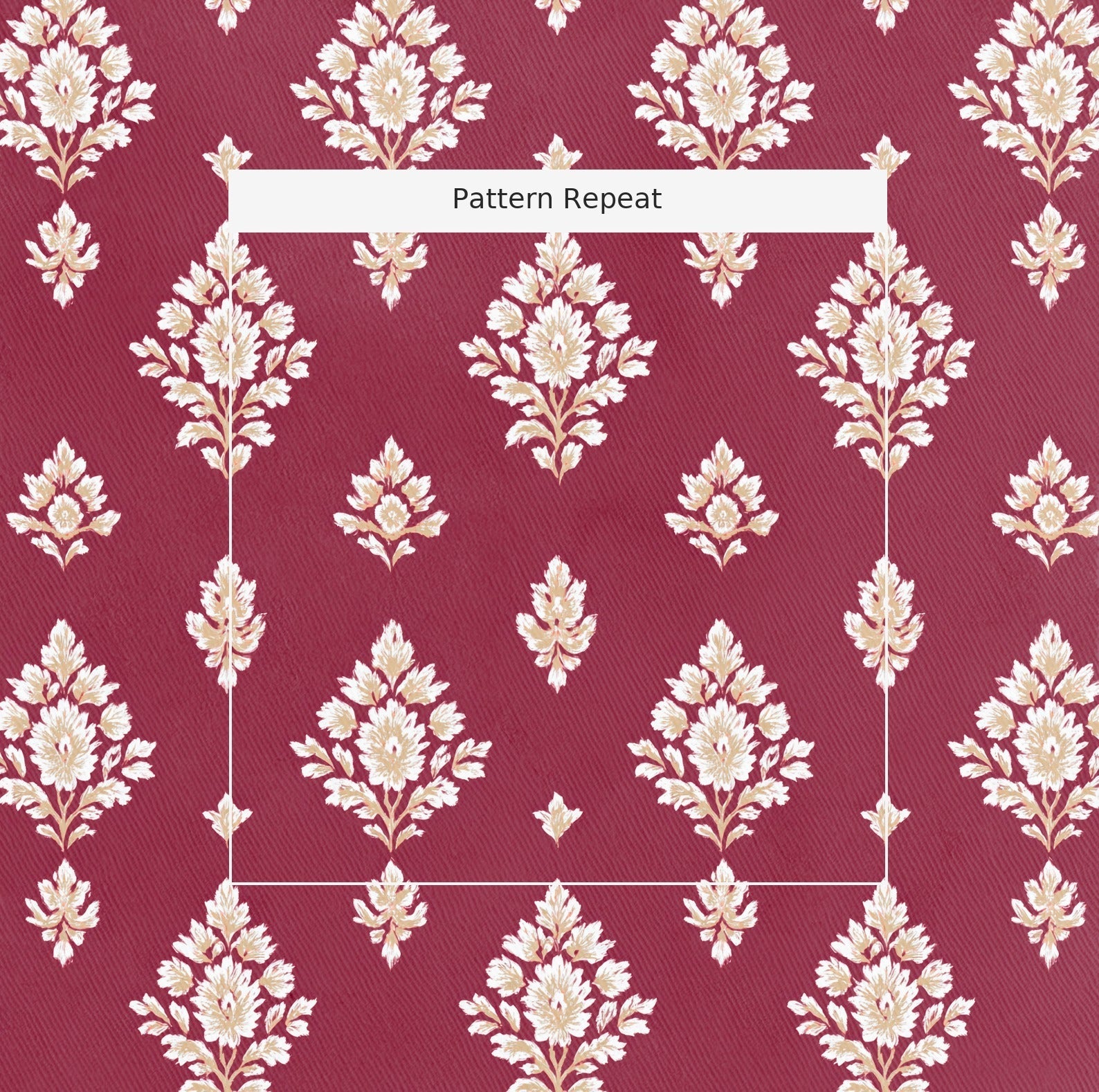 Crimson Crest - Fabric - Lemon Park