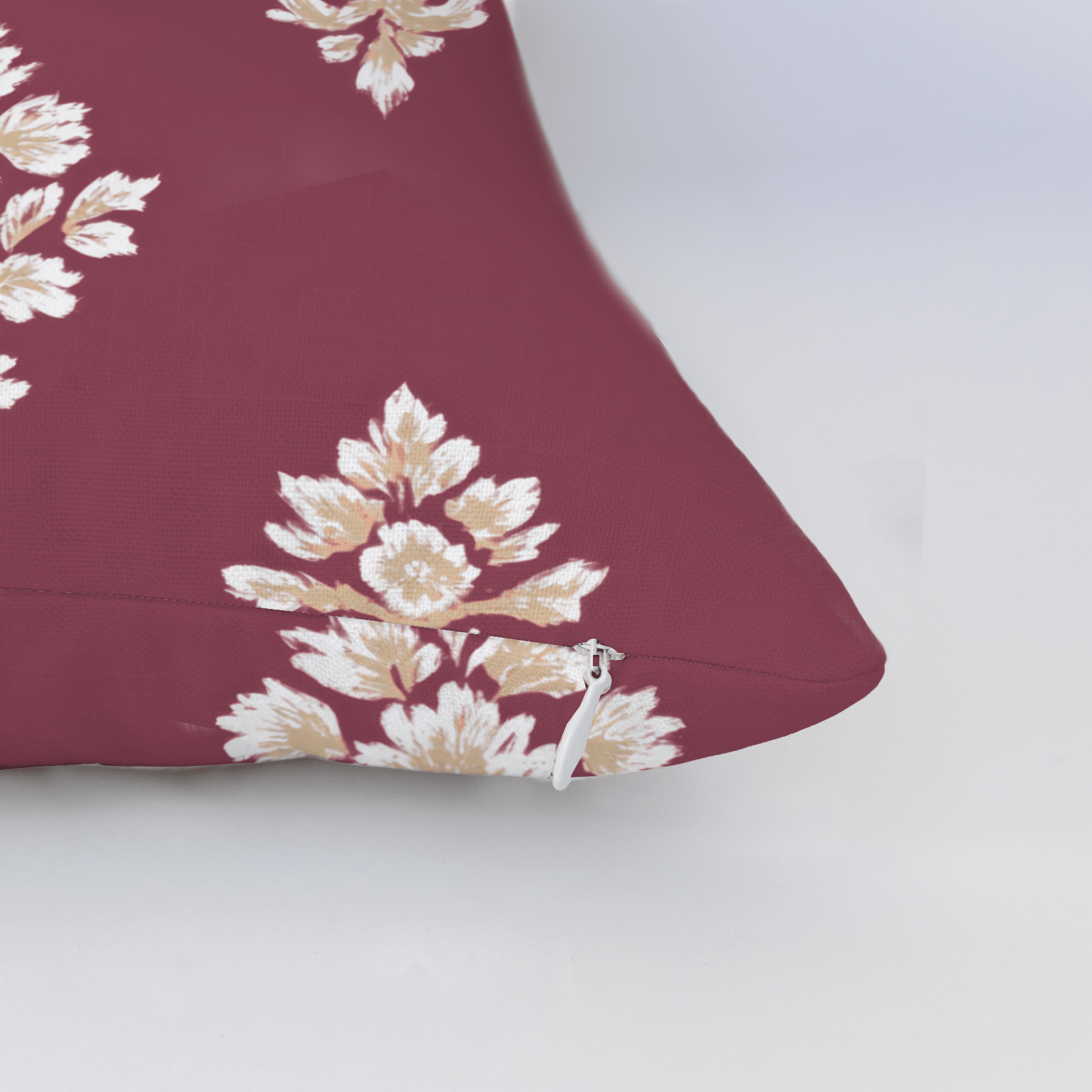 Crimson Crest Throw Pillow - Lemon Park