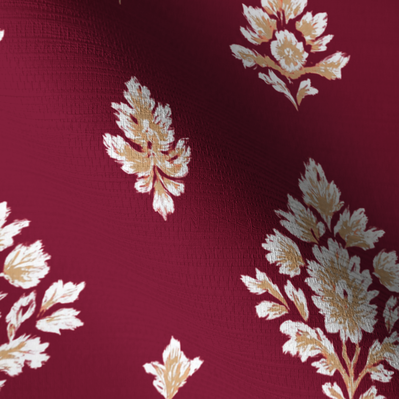 Crimson Crest Faux Grasscloth Wallpaper