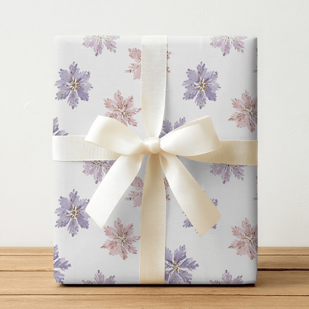 Crystal Snowfall - Wrapping Paper - Lemon Park