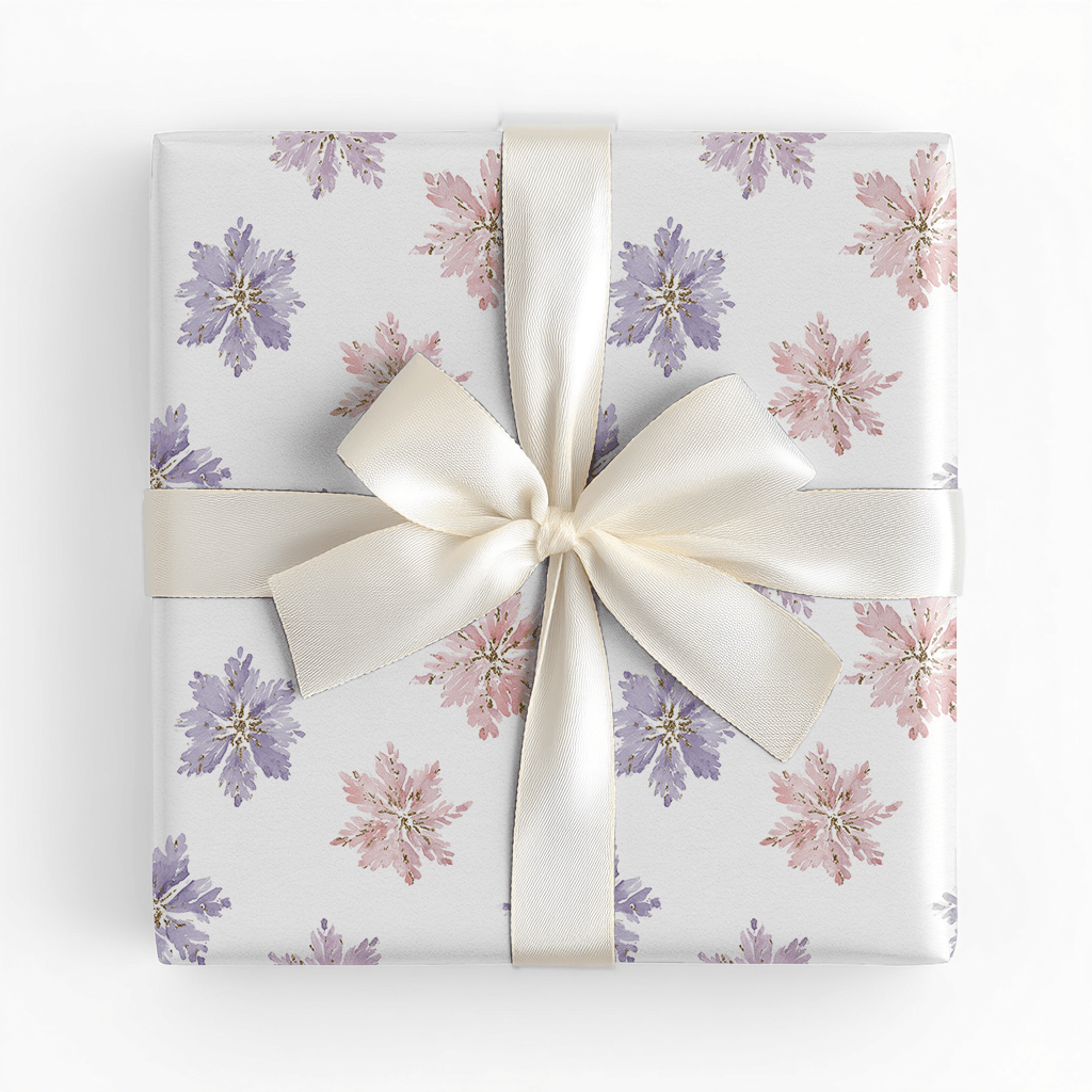 Crystal Snowfall - Wrapping Paper - Lemon Park