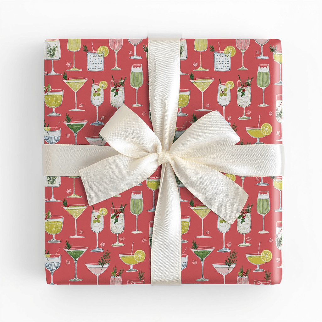 Cups of Cheer - Wrapping Paper - Lemon Park