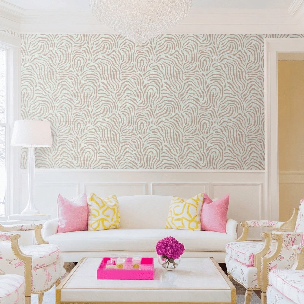 Alessandra Faux Grasscloth Wallpaper